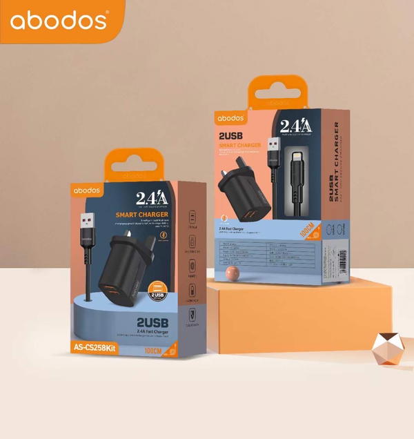 شاحن ABODOS CS258 2USB Image 1 Preview