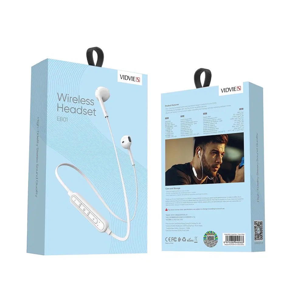 سماعة VIDVIE بلوتوث. EB01 Preview Image