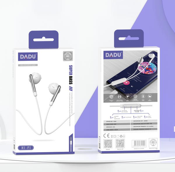سماعة  واير اواكس ماركة DADU DH-018 Image 1 Preview