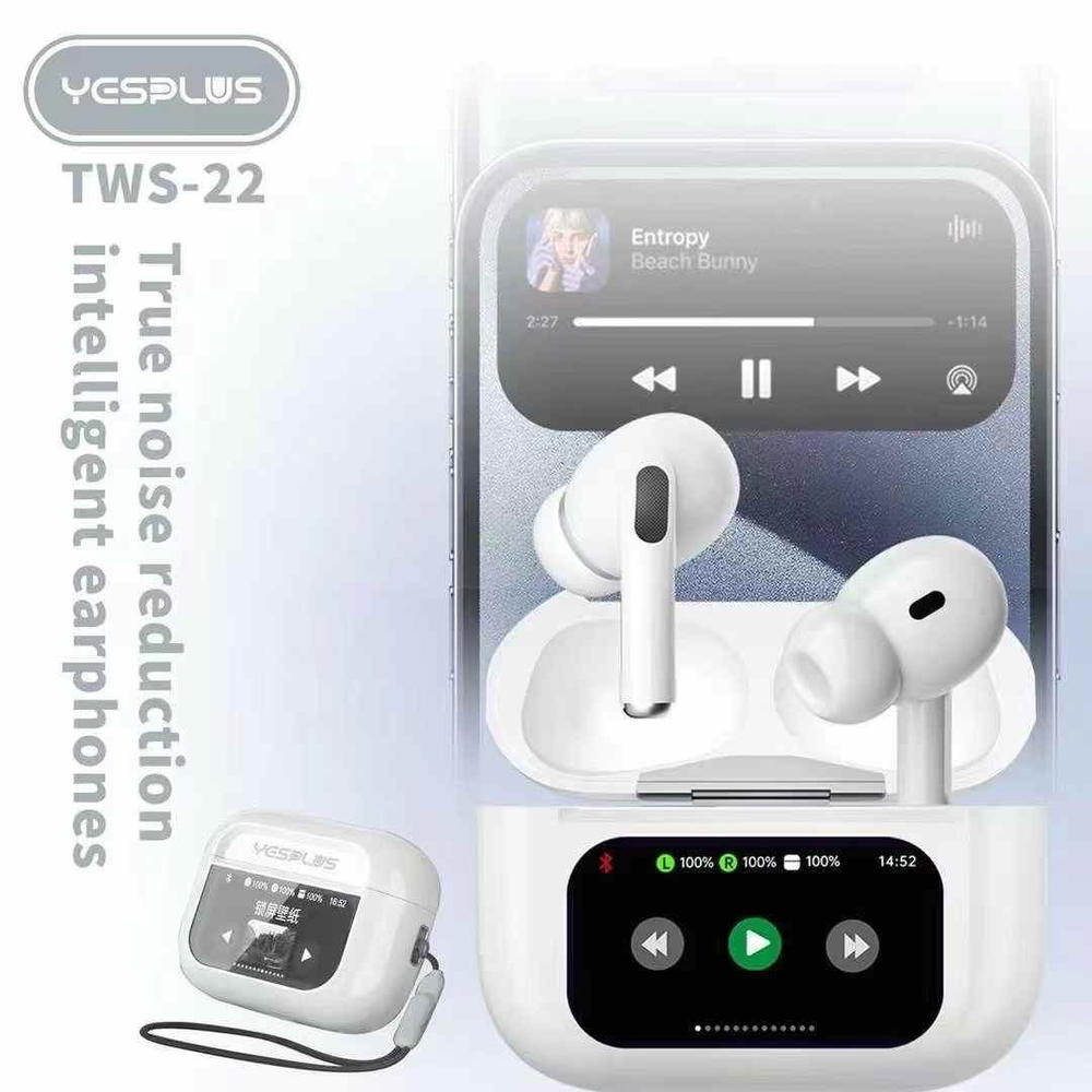 سماعة ايربود ANC عزل الصوت TWS-22 شاشة لمس  Preview Image