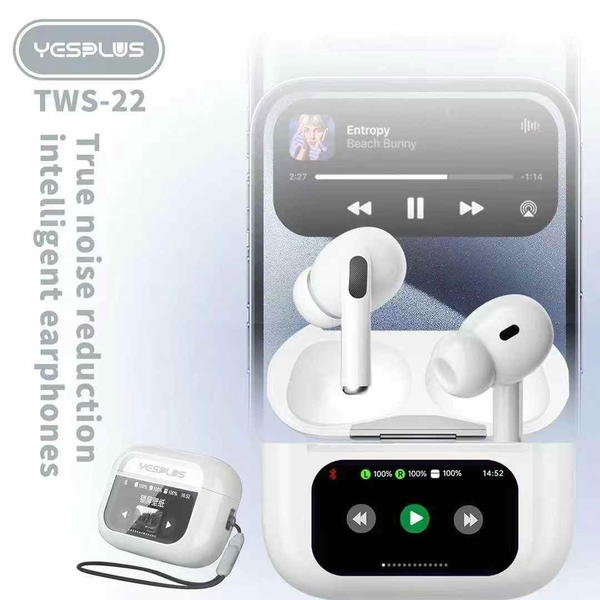 سماعة ايربود ANC عزل الصوت TWS-22 شاشة لمس  Image 1 Preview