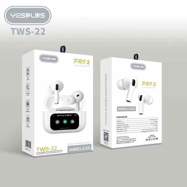 سماعة ايربود ANC عزل الصوت TWS-22 شاشة لمس  Image 2 Preview