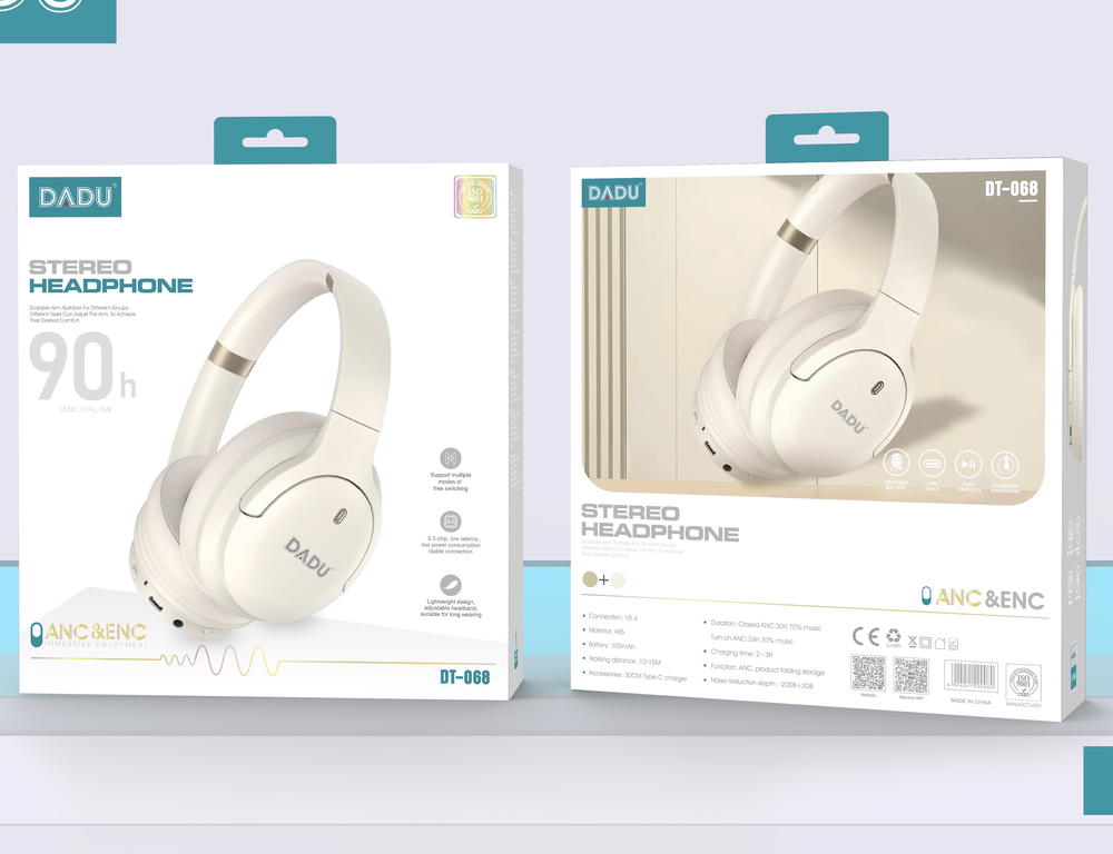 سماعة طاك بلوتوث DADU 068 ANC ٩٠ساعة Preview Image