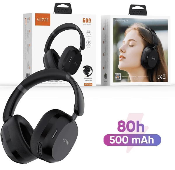 سماعة طاك بلوتوث VIDVIE 2116 ٨٠ساعة شحن Image 1 Preview