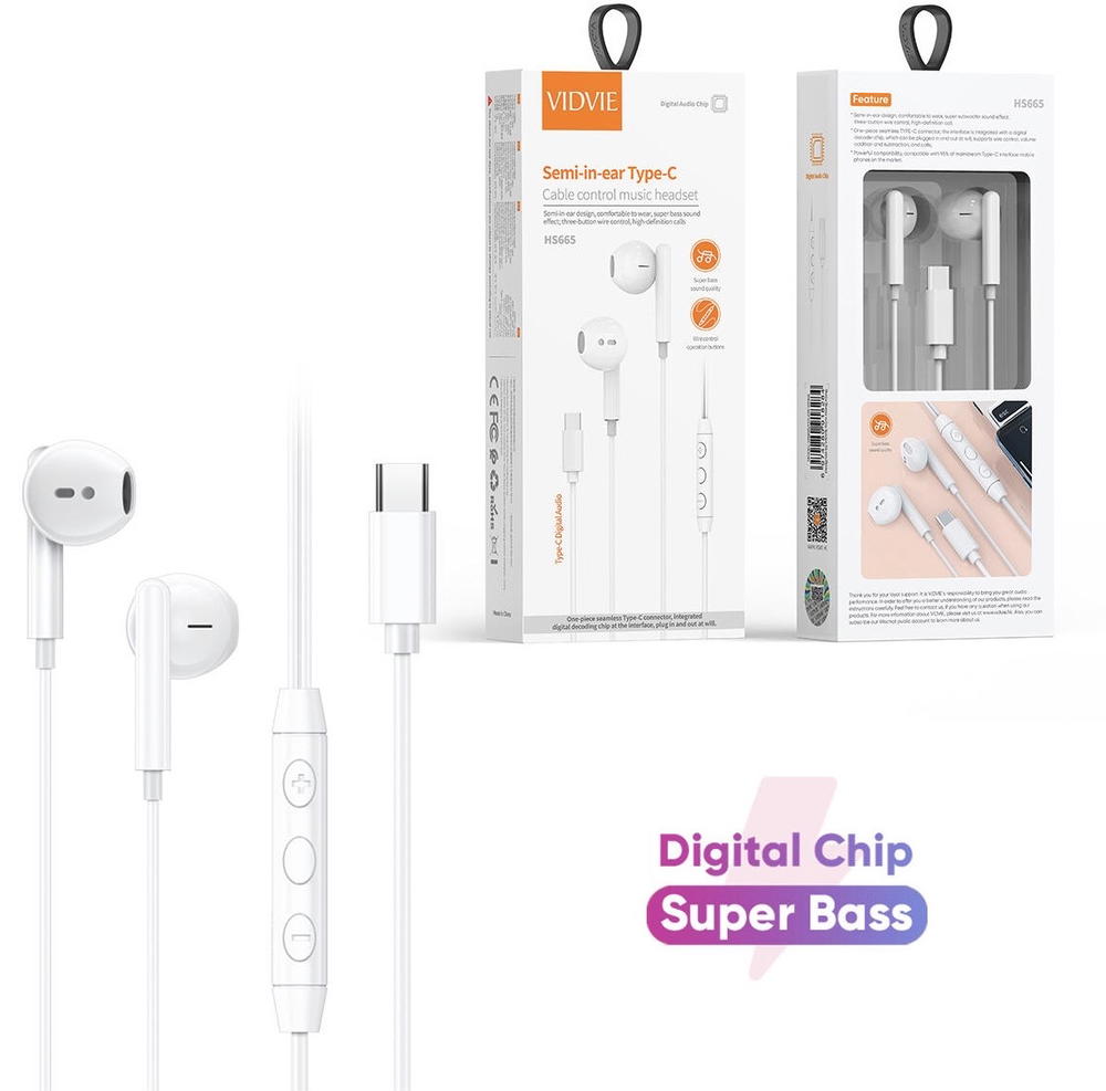 سماعة تايب سي VIDVIE HS665 Preview Image