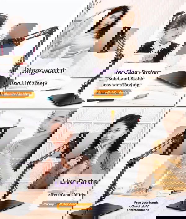 ستاند ايباد كبير حديد قاعدة مربعة اصلي Image 1 Preview