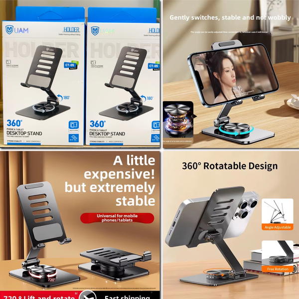 ستاند مكتبي حديد ايباد وموبايل CT-05 Image 1 Preview