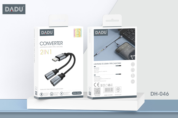 توصالة مزدوج  DADU 046 لاجهزة الايفون بلوتوث Image 1 Preview