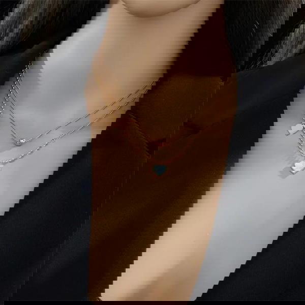 كوليه قلب استانلس Image 1 Preview