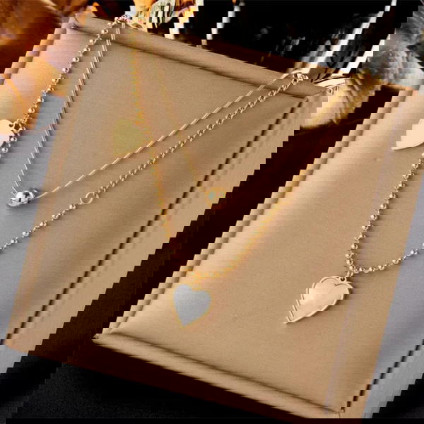 كوليه قلب استانلس Image 3 Preview