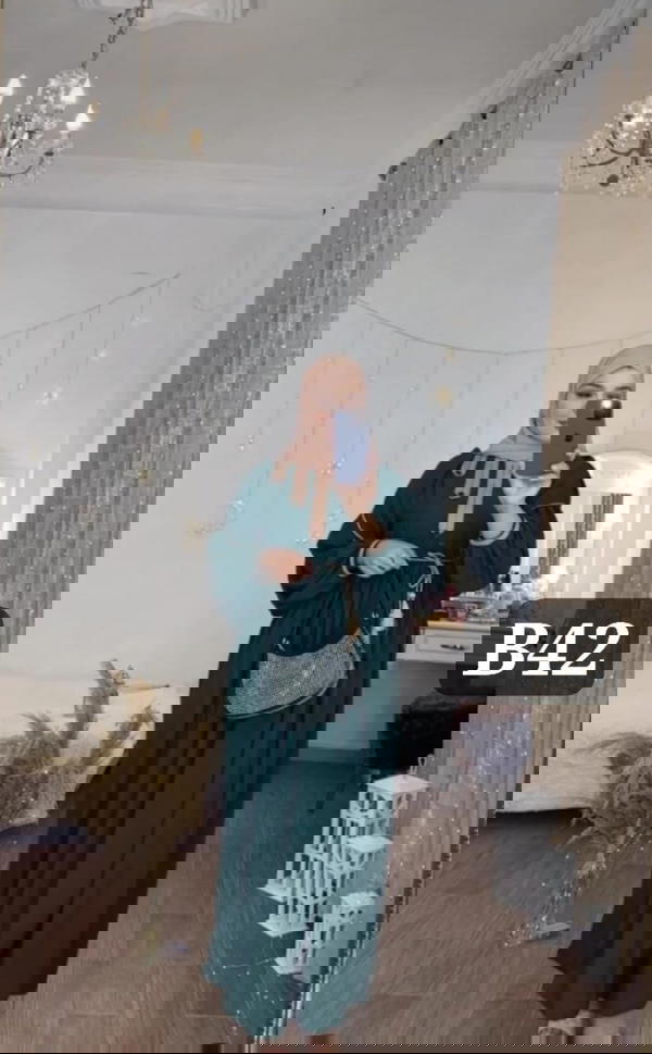 عباية كم إسباني بحزام Image 3 Preview