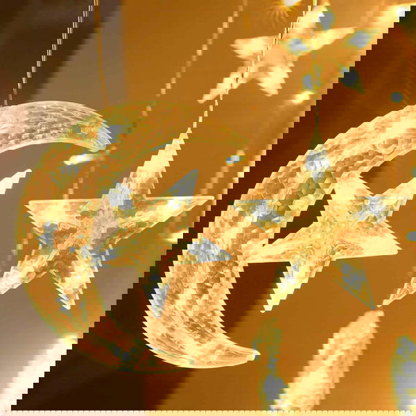 حبل نور هلال ونجمة إضائة WARM Image 5 Preview
