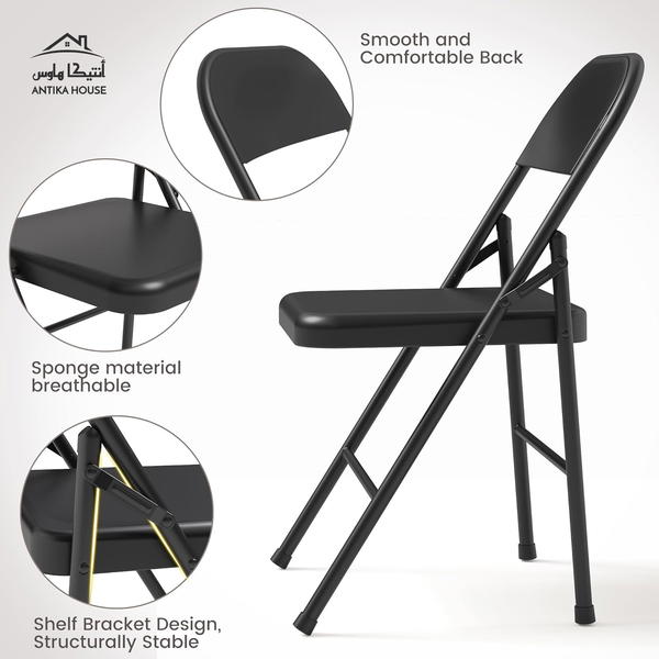 كرسي جلد قابل للطي  Image 1 Preview