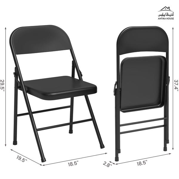 كرسي جلد قابل للطي  Image 2 Preview