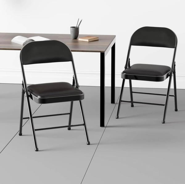 كرسي جلد قابل للطي  Image 5 Preview