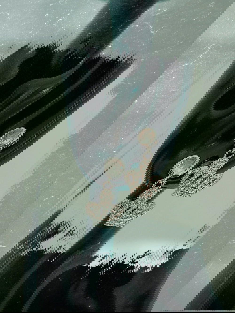 أقراط تصميم تاج Preview Image