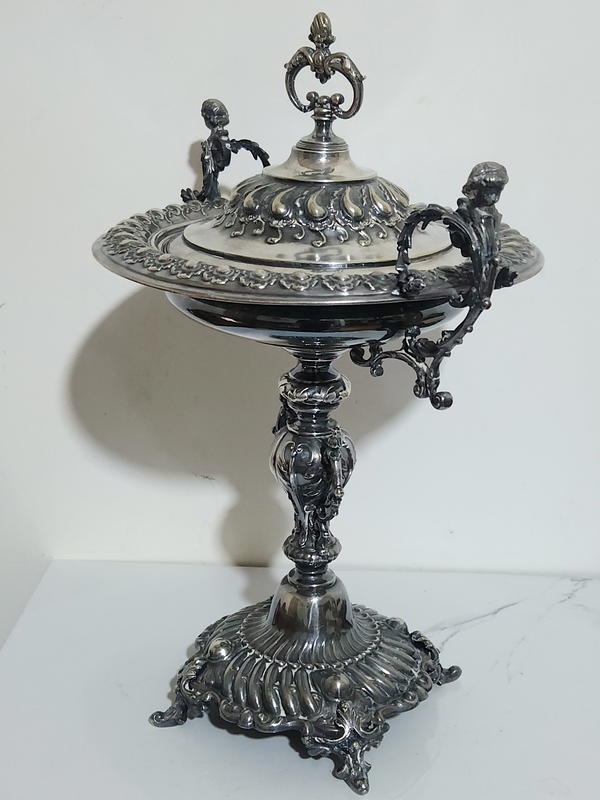 قطعة تحفة فنية فضية Image 4 Preview