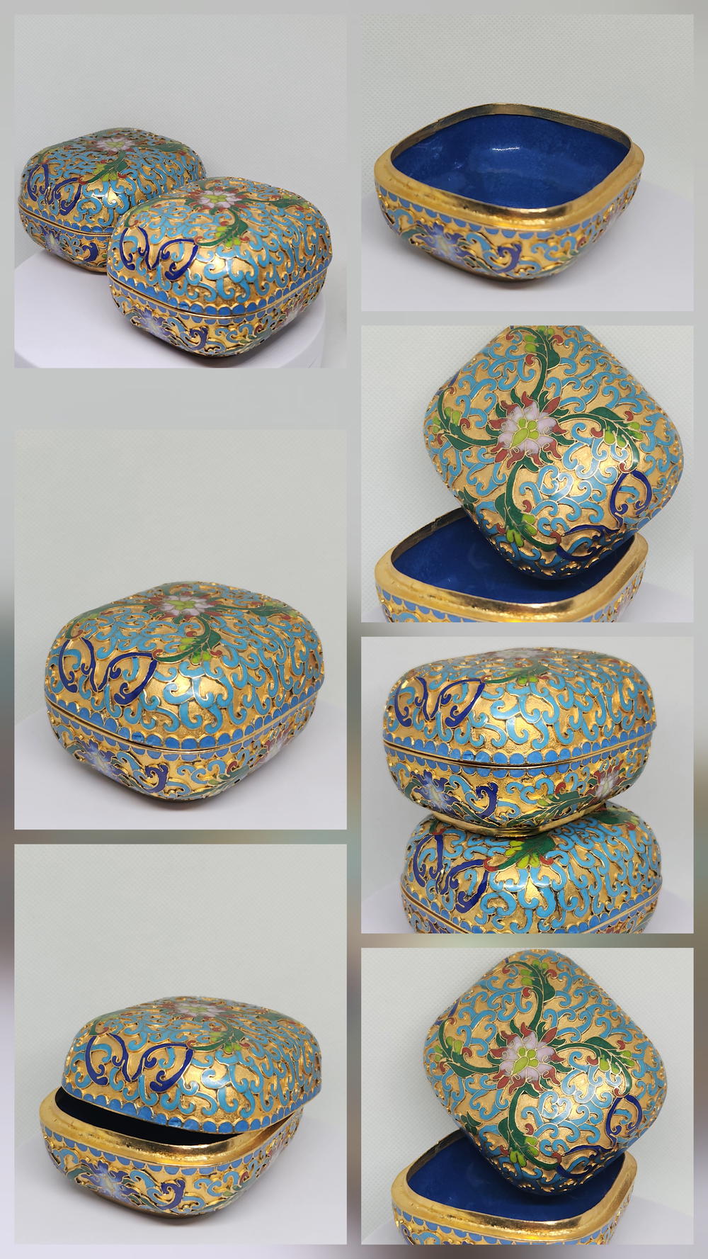 صندوق كلويزون (Cloisonné) عتيق Preview Image