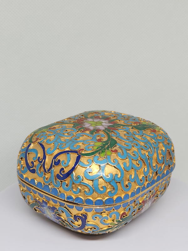 صندوق كلويزون (Cloisonné) عتيق Image 7 Preview