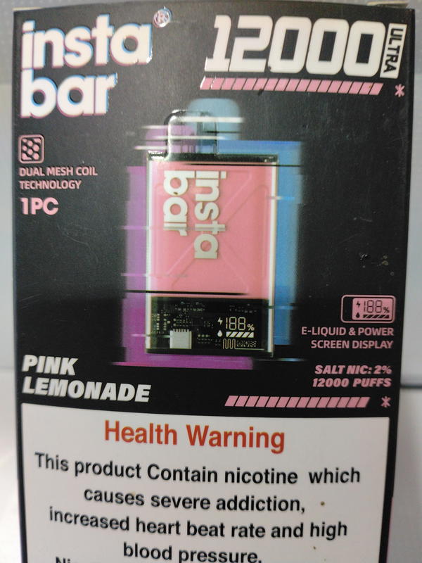 فزول انستا بار 12000سحبة  20% نكهة pink lemonade Image 1 Preview