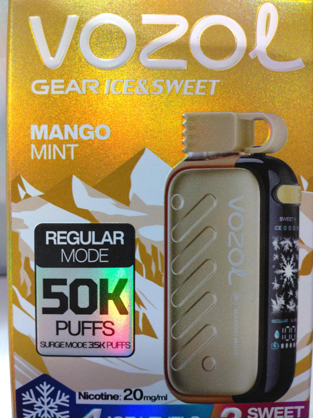 فزول جير آيس سويت 20℅بنكهة mango mint Preview Image