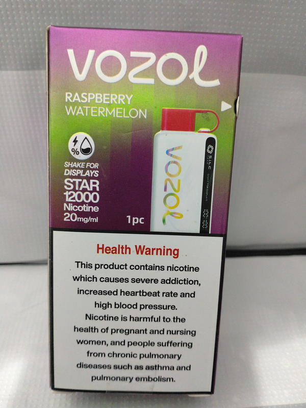 فزول ستار 12000نيكوتين 20%RASPBERRYWAtermilon Image 1 Preview