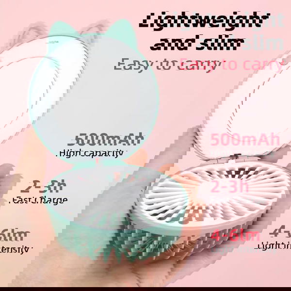 مروحه ليد ومرايه Image 1 Preview