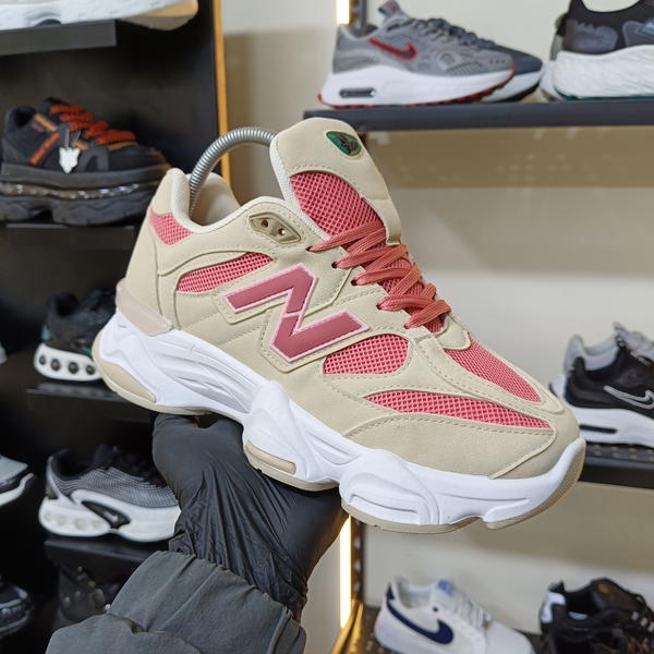 New Balance 9060 Off White &Red Image 3 Preview
