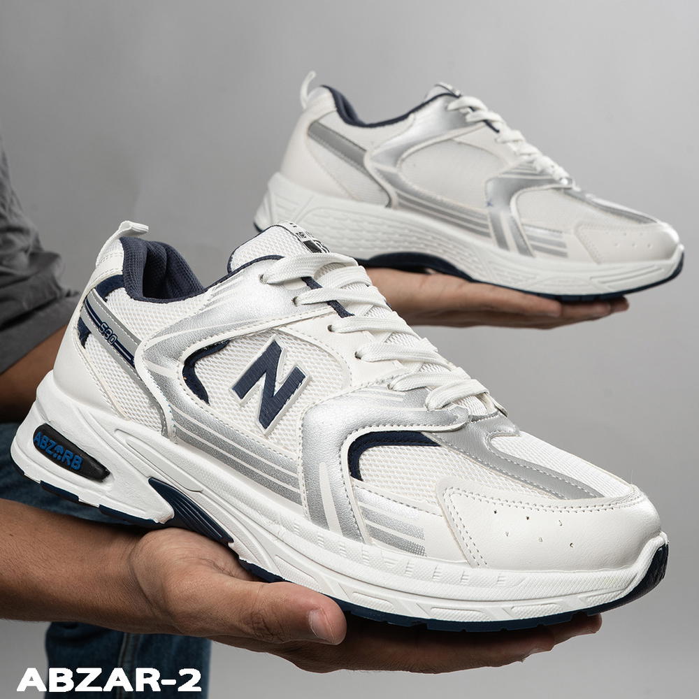 New Balance 530 White &Navy Blue  Preview Image