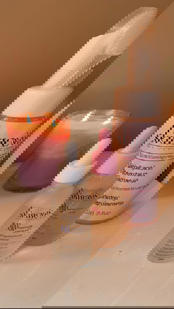 facial foaming cleanser+ hyaluronic acid serum+nicinamide serum  Image 1 Preview