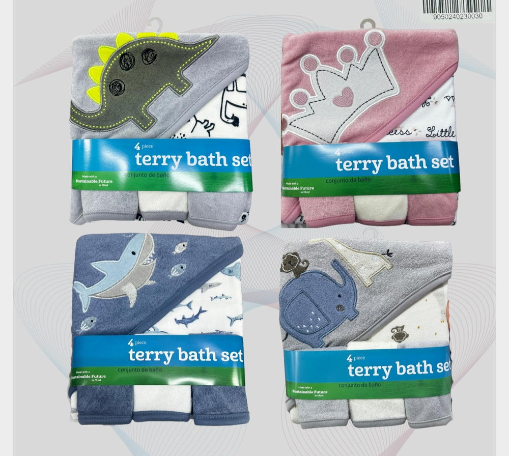 منشفة مع ثلاث بشاكير Preview Image