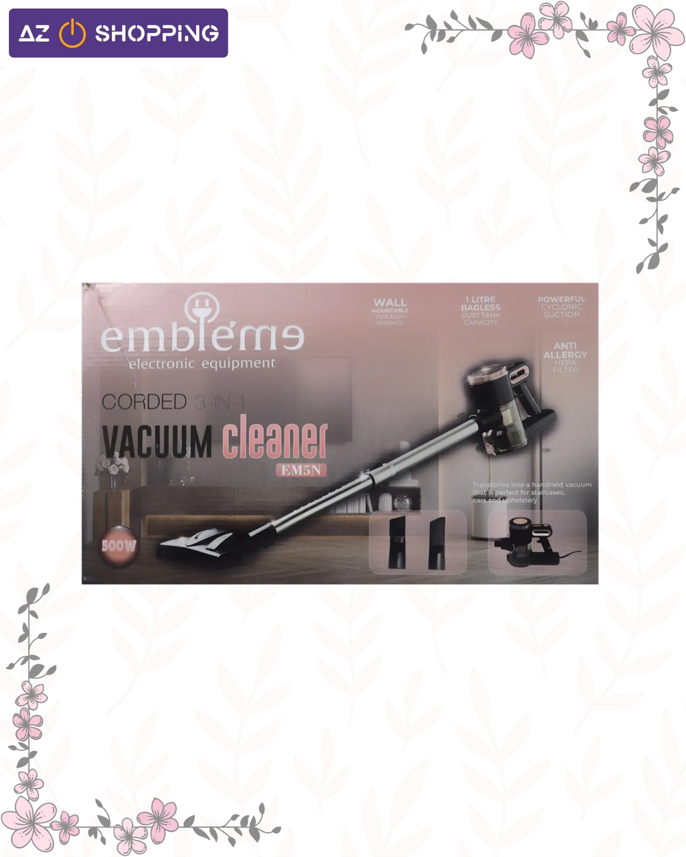 مكنسة كهربائية عمودية من embléme Preview Image