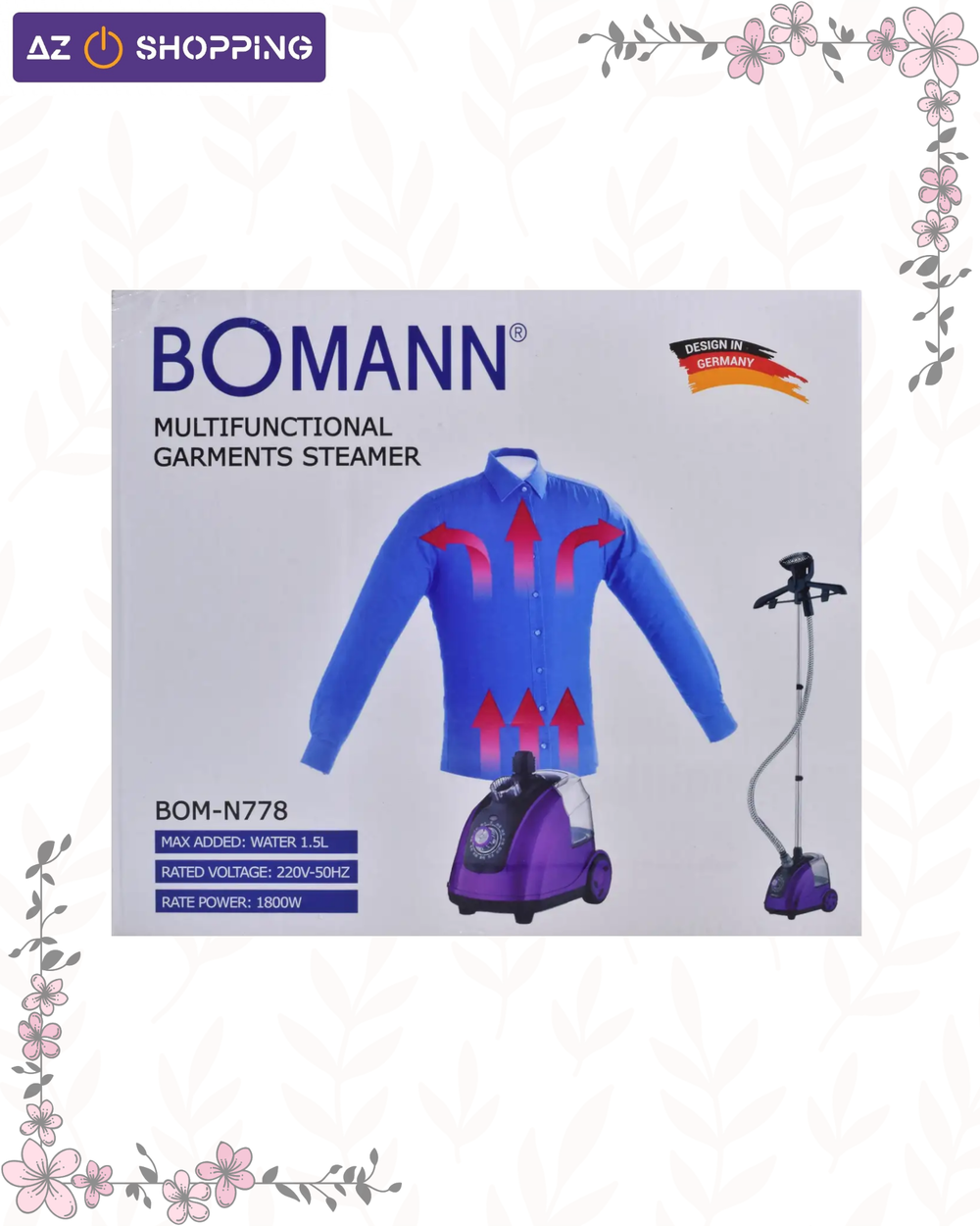مكواة بخارية عمودية من BOMANN Preview Image
