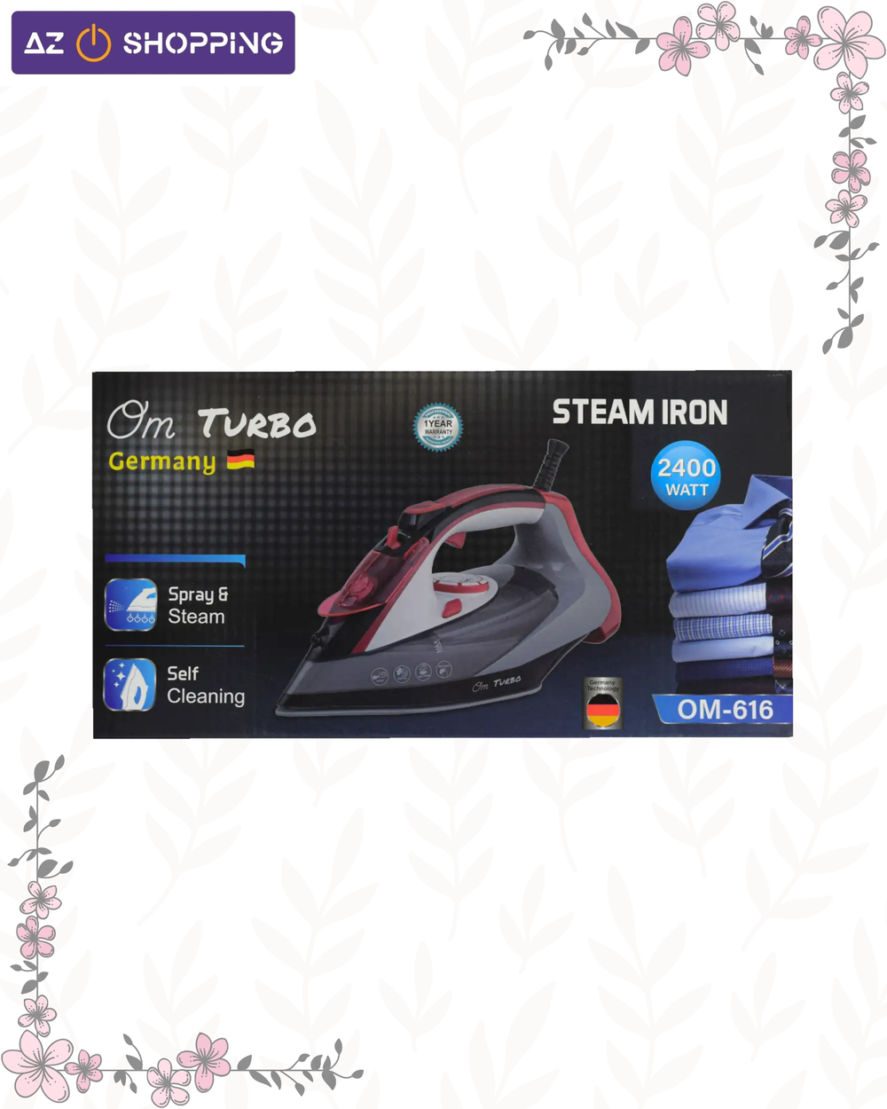 مكواة كهربائية من OM TURBO Preview Image