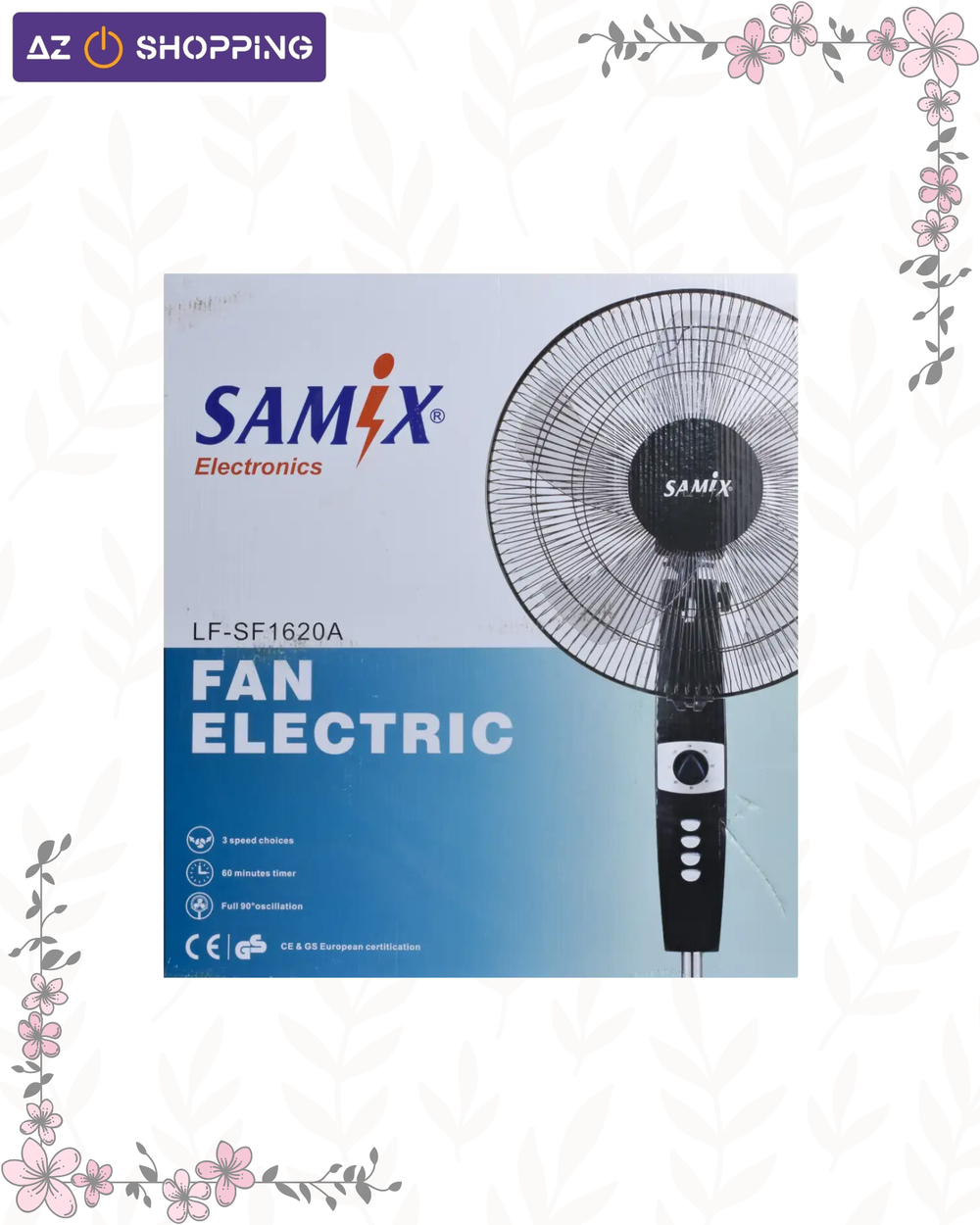 مروحة كهربائية 16 انج من SAMIX Preview Image