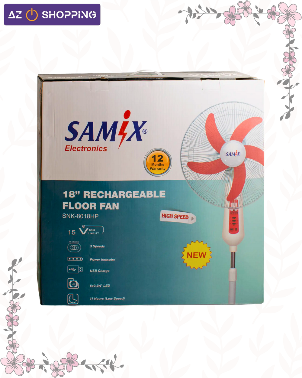 مروحة شحن عمودية 18 انج من SAMIX Preview Image