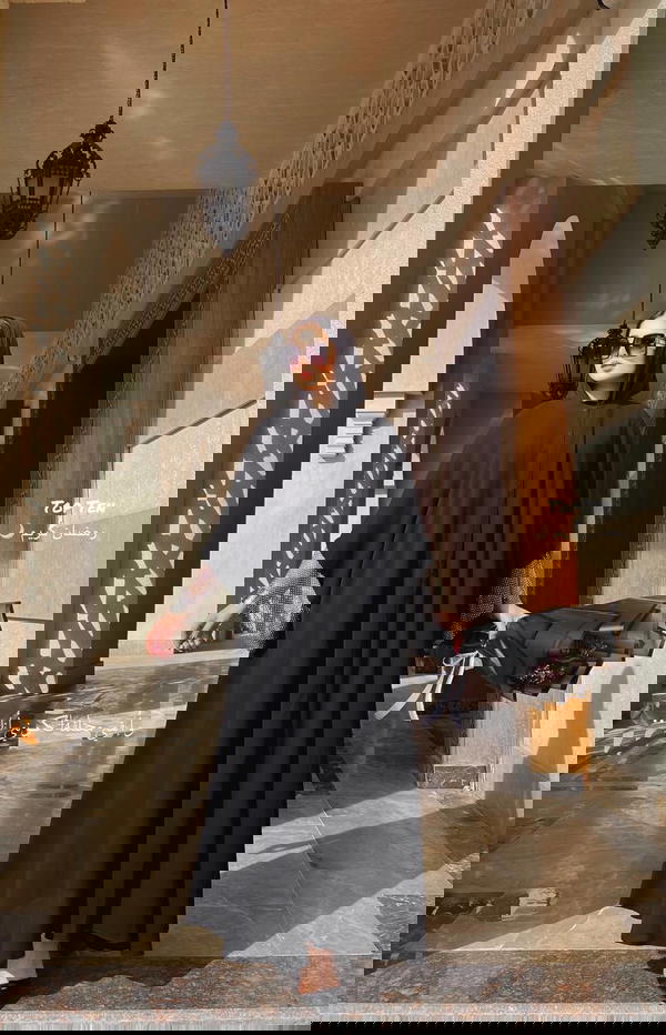 عبايه يوريا خليجي  Image 3 Preview