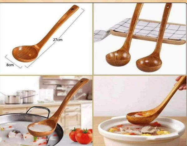 مغرف شوربة خشب  Image 1 Preview