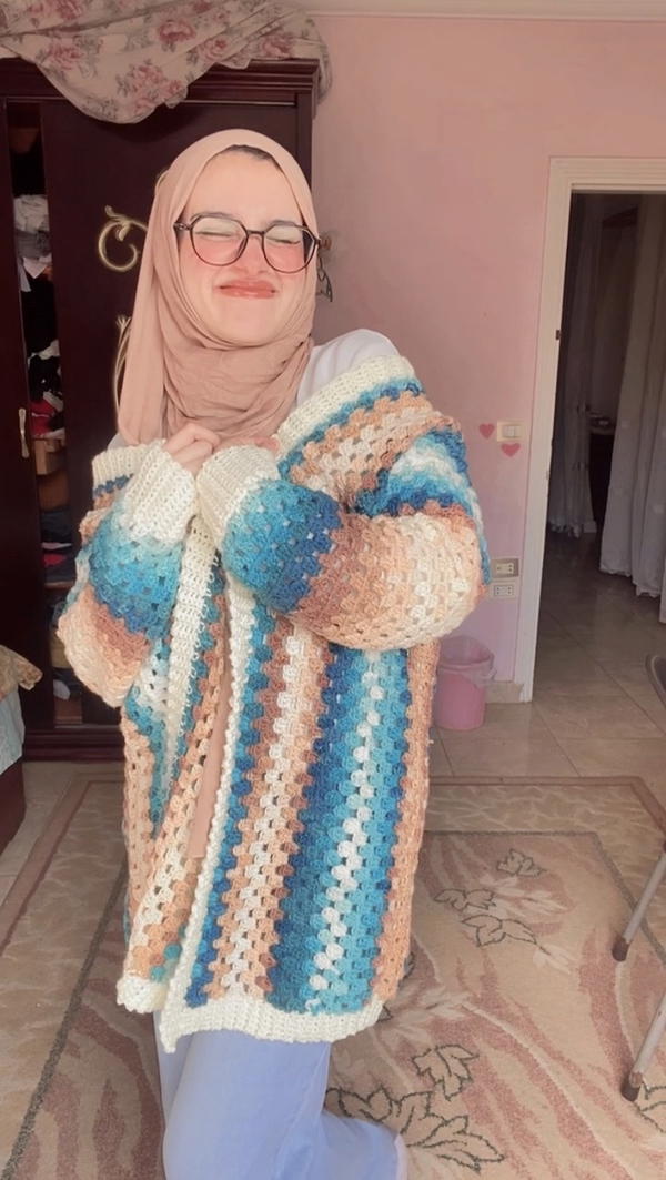 Hexagon Cardigan 🩵🧸 Image 1 Preview