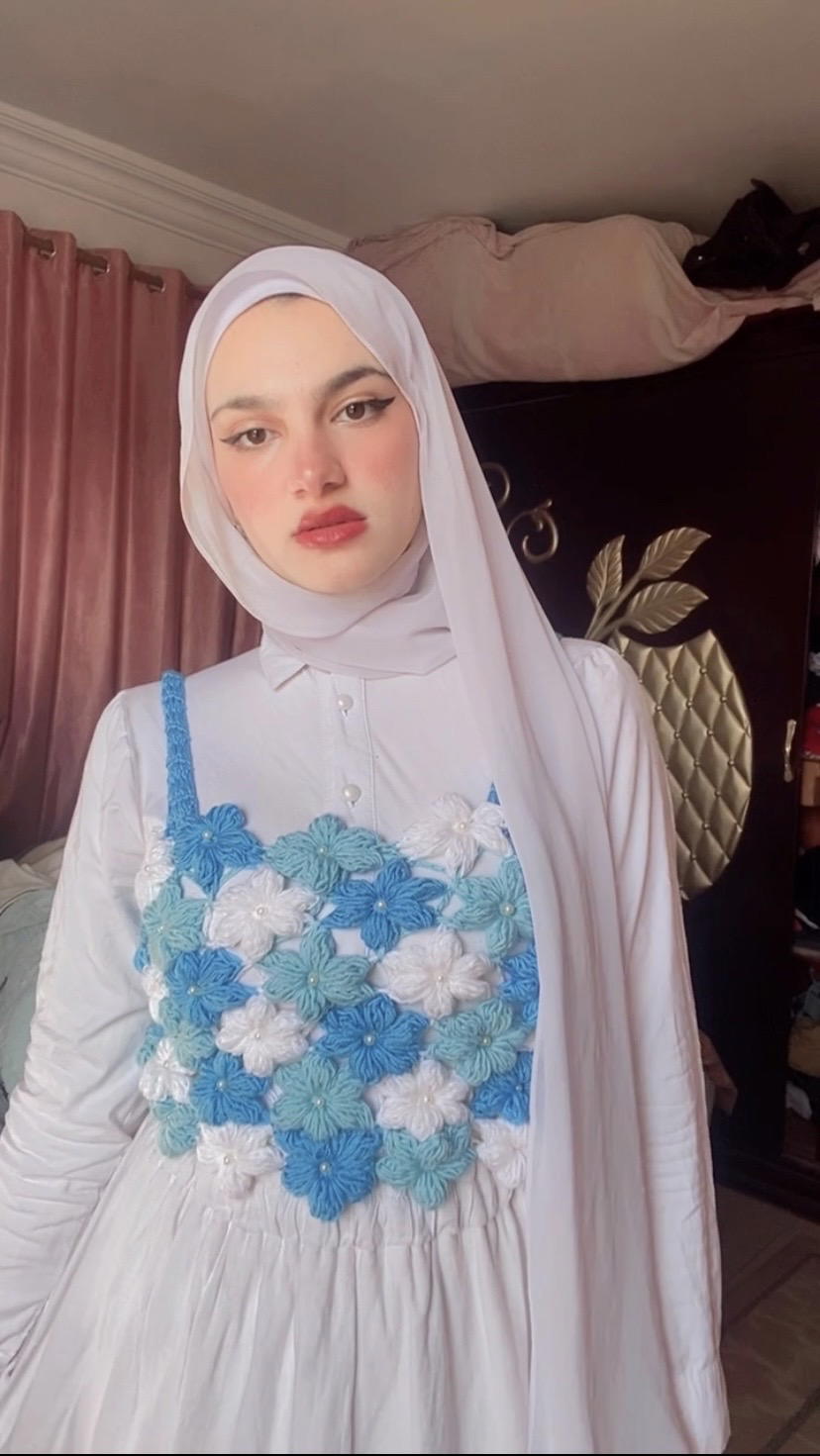 Puff flower top๐ฉต Preview Image