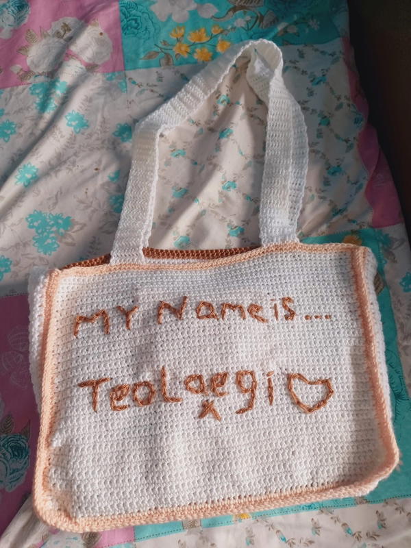 Toelaegi tote bag🍓🧸 Image 2 Preview