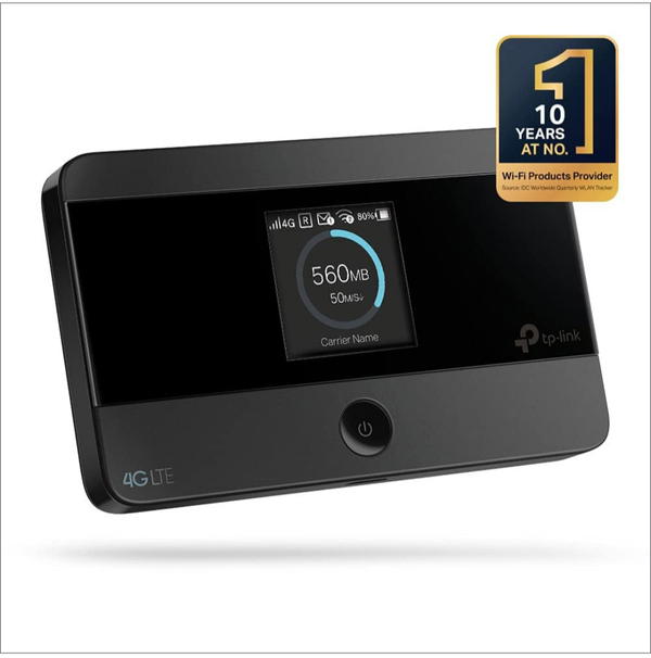 راوتر واي فاي موبايل 4G M7350 من تي بي لينك - اسود Image 1 Preview