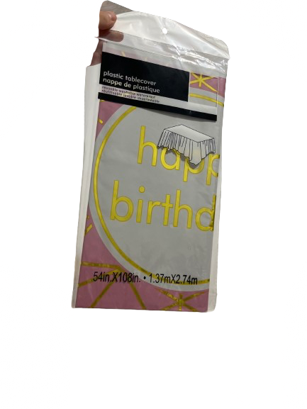 مفرش عيد ميلاد زهري (Happy Birthday) Preview Image
