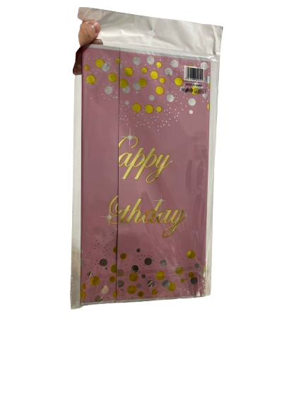 مفرش عيد ميلاد زهري (Happy Birthday) Preview Image