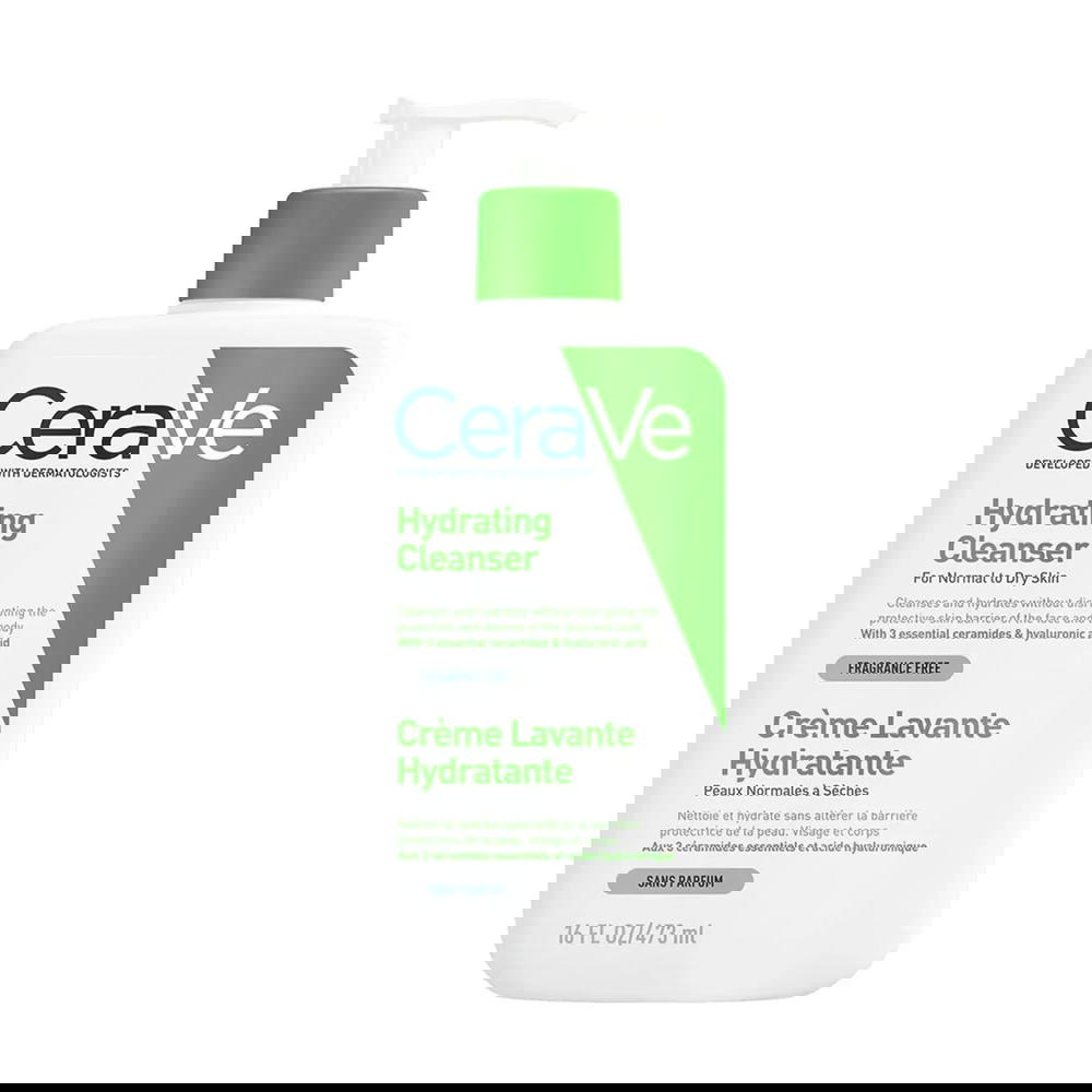 سيرافي غسول للبشره الجافه  منظف مرطب للبشرة cerave hydrating cleanser 473ml Preview Image