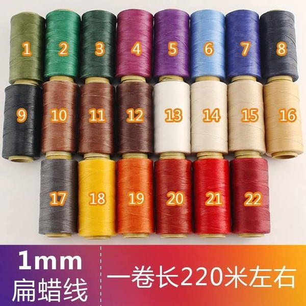 بكرة خيوط جلود مشمع قطر 1 ملم طول 220  Image 2 Preview