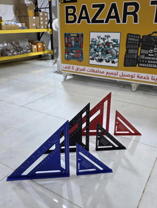 مسطرة المنيوم قياس 12 انج احمر  Image 3 Preview