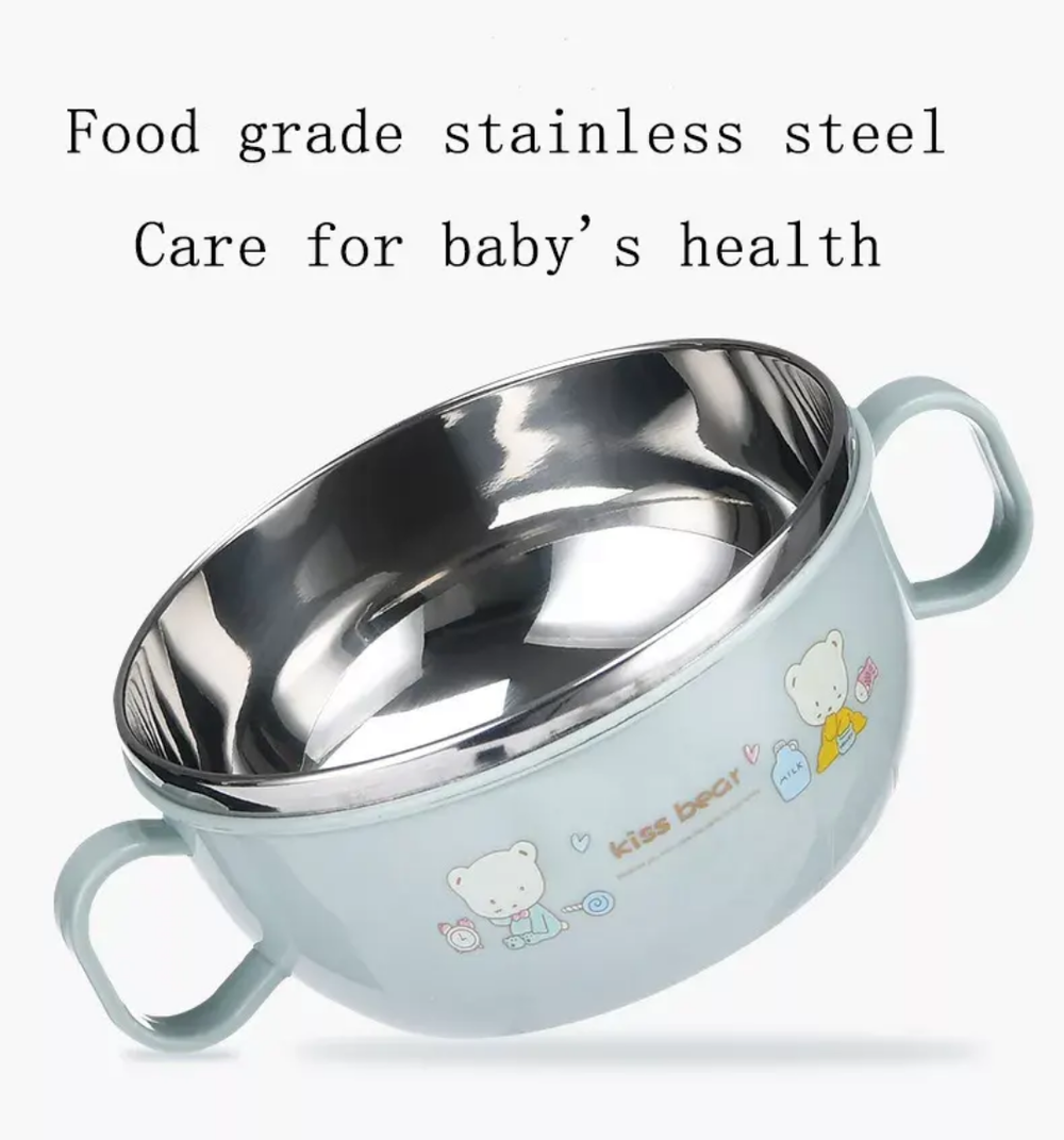 ماعون سريلاك ستيل مع ملعقة Preview Image