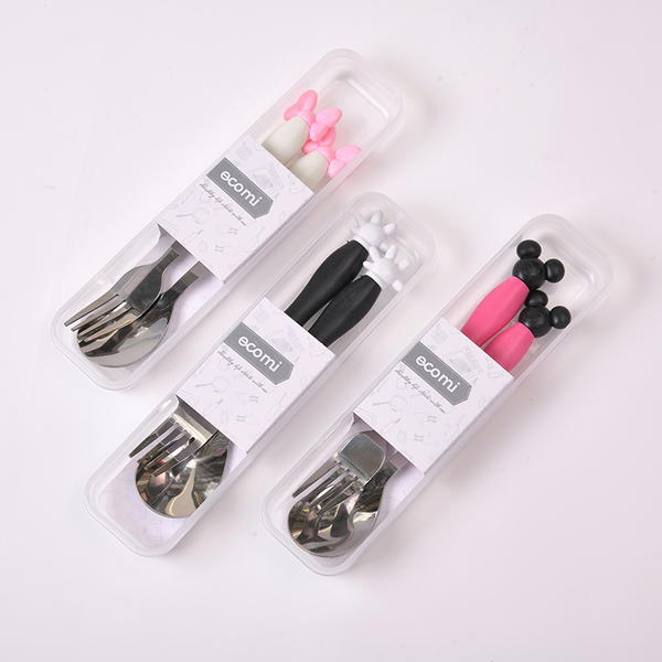 ملعقة و شوكة ميكي ماوس ستيل Image 1 Preview