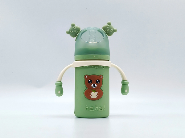 رضاعة زجاجي حماية دب هاها ١٨٠ مل Image 3 Preview